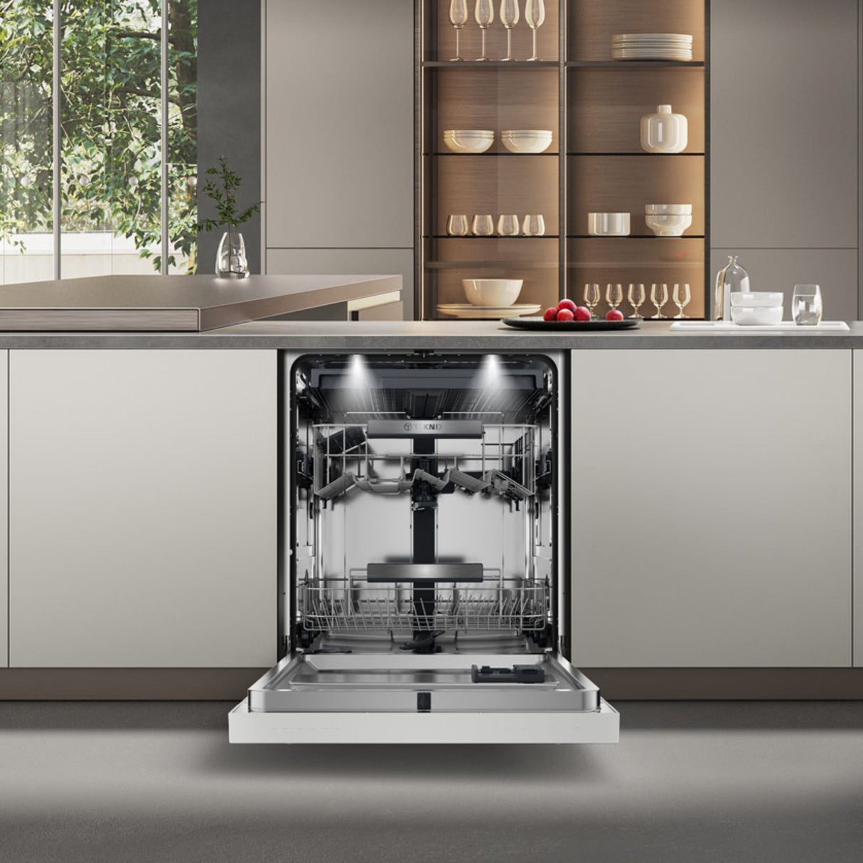 Teknix Series 3 TX3FD618 15 Place Settings Full Size Dishwasher In White- C Rated - POHW0097 **Packed with features normally only found in more expensive dishwashers and a 3 year Warranty**