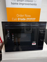 AEG 6000 OB6GM261UB (10) Built in 900 Watt 26 Litre Microwave Oven in Black ex display - HW182403