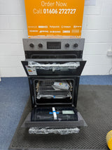 Beko RecycledNet® BBXDF22300S (86) Built In Double Oven in Silver - A/A Rated -( Ex display - HW182686
