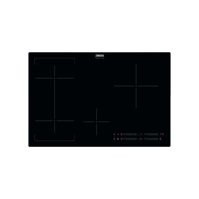 Zanussi ZIFN844K (83) 78cm 4-Zone Induction Hob in Black with Hob2Hood Control - (Tatty Box) - HW182676