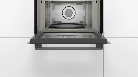 Bosch Series 4 CMA583MB0B (39) Integrated Compact Combination Microwave Oven in Black - (Ex Display) - HW182439