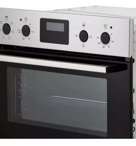 Zanussi ZKHNL3X1 (72) Built-In 59cm Electric Double Oven in Stainless Steel - A/A Rated - (Ex Display) - HW182072 - MANAGERS SPECIAL PRICE £311.20