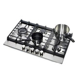 Teknix Signature Collection SCGH751X 76CM Gas Hob With  Wok Burner NEW HW180749