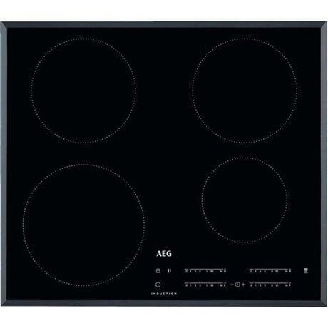 AEG IKB64401FB 60cm Induction Hob in  Black Hob Stock Photo