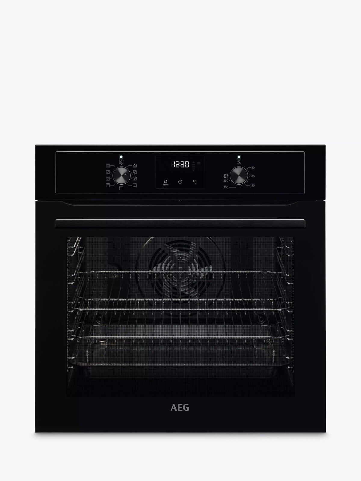 AEG  BEX335011B (25) 3000 Series SurroundCook Built-in Electric Single Oven in Black - A Rated - (Ex Display) - HW182025