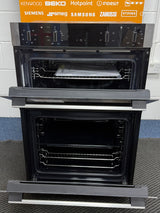 Neff N50 U1ACE2AN3B (14) Built-In Electric Double Oven in Stainless Steel - A Rated - (Ex Display) - HW182414