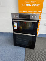 AEG 6000 DEB331010M (49) SurroundCook Clean Enamel Electric Double Built In Oven in Stainless Steel - A/A Rated - (Ex Display blemished ) - HW182549