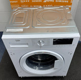 Beko WTIK94121F Integrated 9KG 1400 Spin Washing Machine in White - A Rated - (Graded) - HW182296