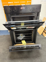 AEG 6000 DCB535060B (56) SurroundCook Electric Double Built-in Oven in Black - A/A Rated - (Ex Display) - HW182256