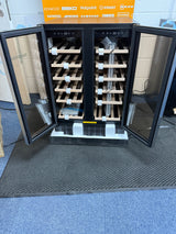 Viceroy WRWC60DDSSED Double Door 60cm Wine Cooler Fridge stainless steel - (NEW ) - HW182476