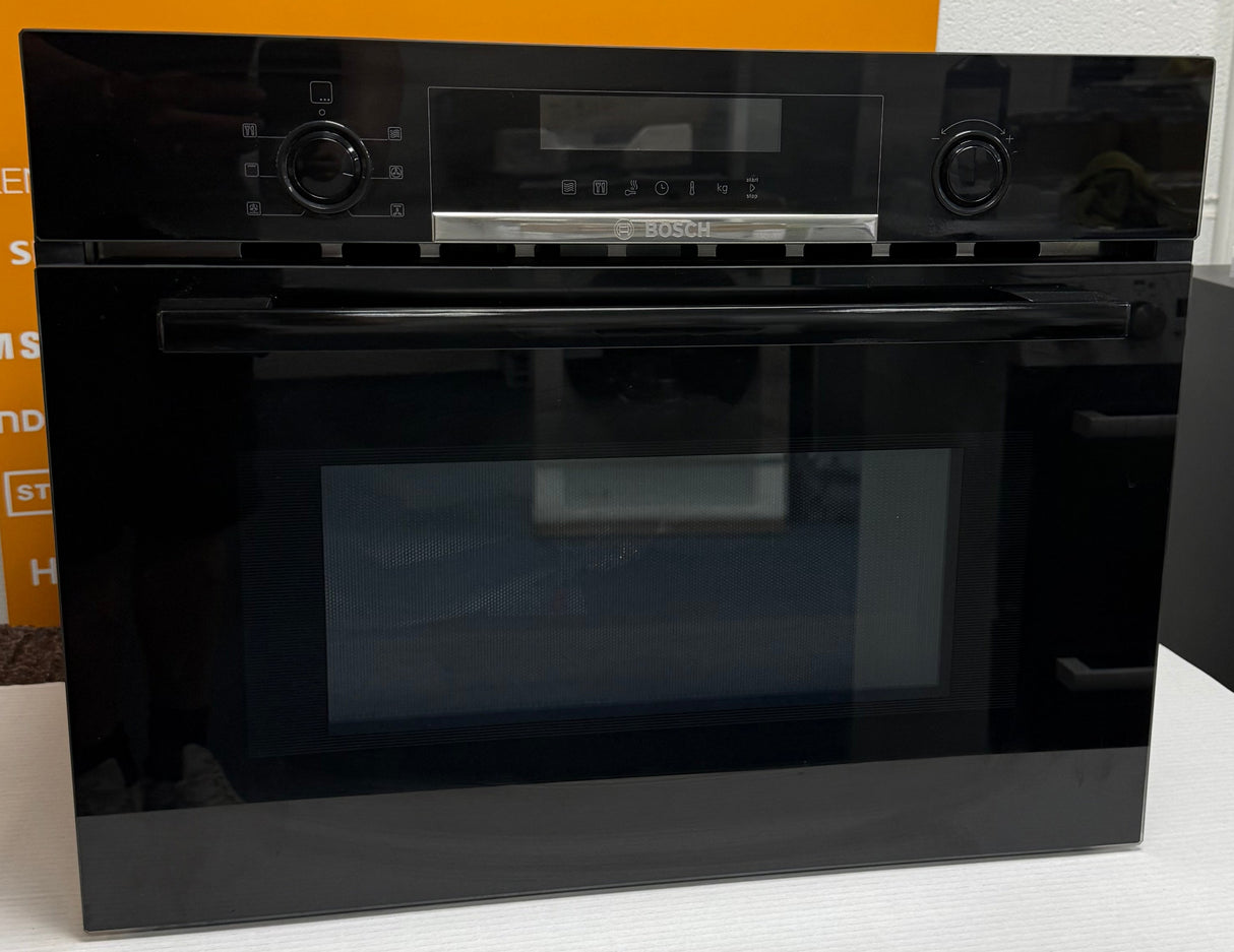 Bosch Series 4 CMA583MB0B (39) Integrated Compact Combination Microwave Oven in Black - (Ex Display) - HW182439