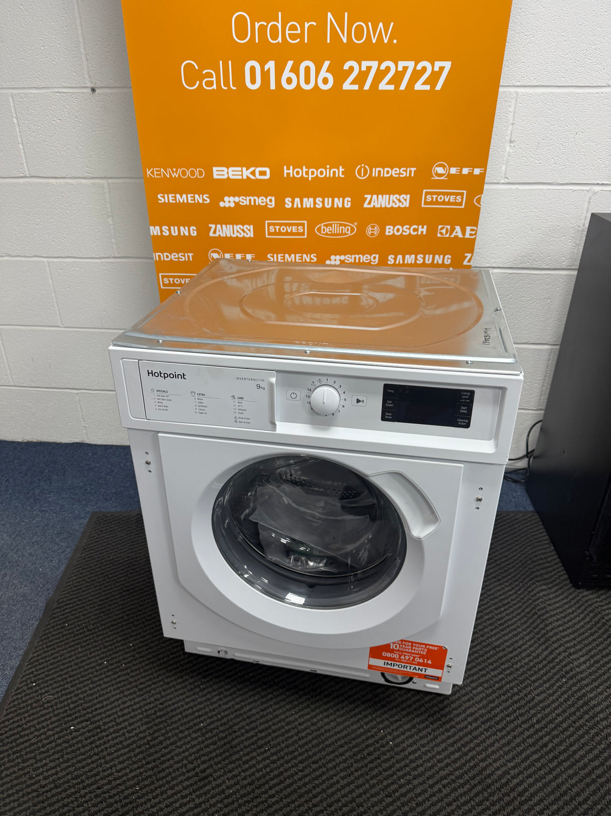 Hotpoint  BI WMHG 91485 UK (51) 9KG 1400RPM Integrated Washing Machine - (Blemished) - HW182451