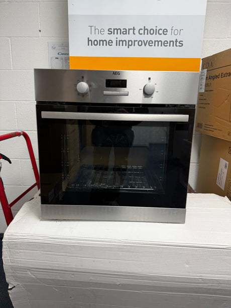 AEG BSX23101XM (38) 6000 Series SurroundCook Electric Single Oven - Stainless Steel - A Rated - 13 Amp Plug - HW182093