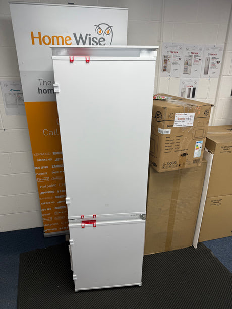 AEG 6000 TwinTech® OSC6N181ES (09) 177cm 70/30 Integrated Fridge Freezer with Sliding Door Hinge in White - E Rated - (Graded Dented) - HW182109