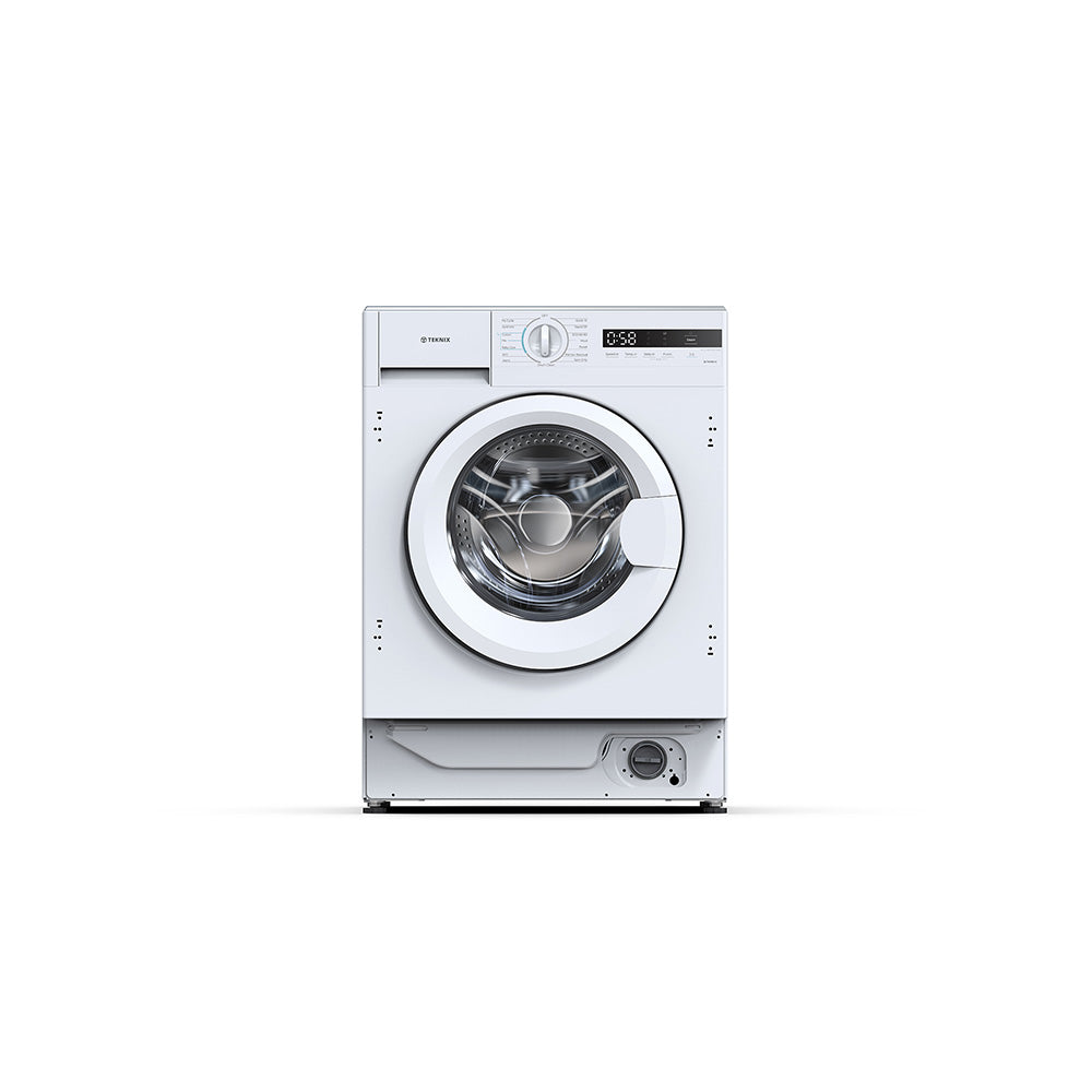 Teknix BITKW814 8KG 1400 Spin Integrated Washing Machine in White - A Rated - POHW0115
