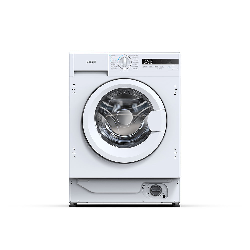Teknix BITKWD8614 8+6KG 1400 Spin Integrated Washer Dryer in White - A Rated - POHW0109