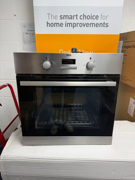 AEG BSX23101XM (38) 6000 Series SurroundCook Electric Single Oven - Stainless Steel - A Rated - 13 Amp Plug - HW182093