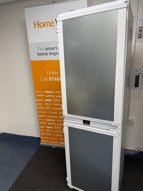 Beko BCFD450 (58) 50/50 Frost Free Integrated Fridge Freezer with Sliding Hinge - E Rated - (Ex Display) - HW182258
