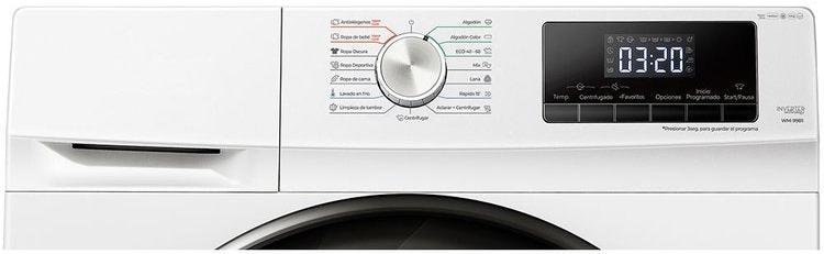 Teknix TKW96142HW 9+6KG 1400 Spin Family Sized Washer Dryer in White with Inverter Motor Fascia Control Panel