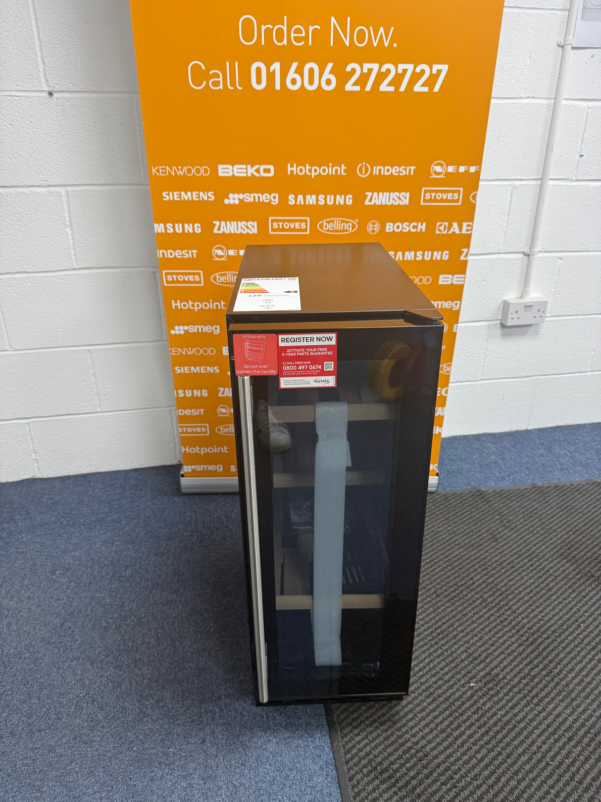 Matrix MWC300BL (97) 30cm Built Under 20 Bottle Wine Cooler in Black - (Ex Display) - HW182597