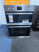 AEG 6000 Series DCB535060M (58) Double Built In Oven in Stainless Steel - A/A Rated - (Ex Display blemished ) - HW182558