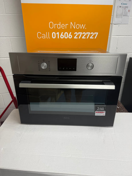 AEG KMX365060M (64)Built-In Combination Microwave Oven in Stainless Steel - (EX DISPLAY) - HW182464