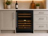 Viceroy WRWC60BKED.3 (25) 46 Bottle Dual Zone 60cm Undercounter Wine Cooler Fridge (Tatty box) - HW182625