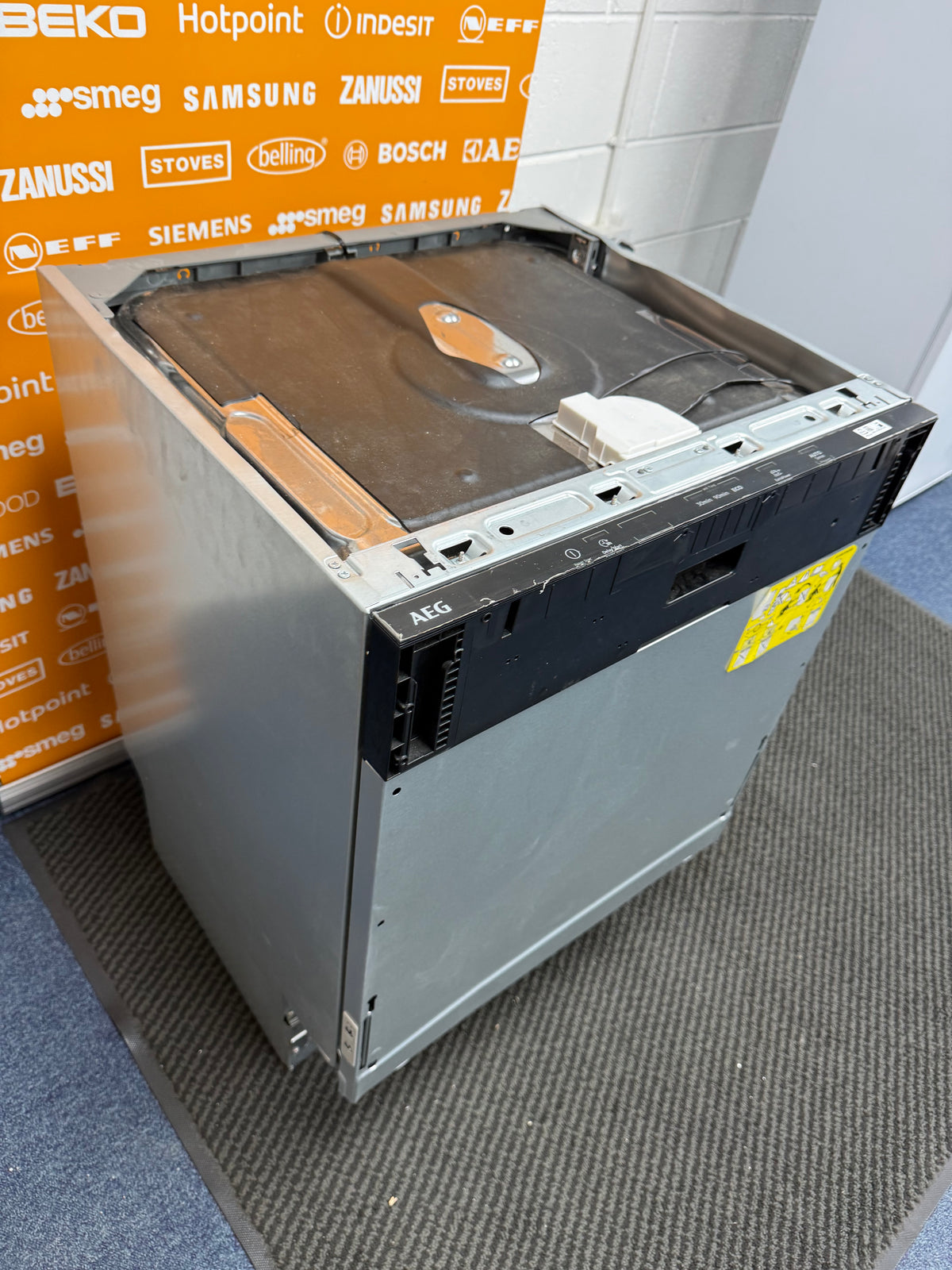 AEG FSB42607Z (25) Air Dry 3000 Fully Integrated Built In Dishwasher - Black Control Panel with Sliding Door Fixing Kit - (Ex Display) - HW182725