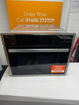 Hotpoint Cook on 3 HCW6O7HTSXUK (74) 53 Litre 950W Built-in Compact Oven with Microwave in Stainless Steel - (EX Display)- HW182674