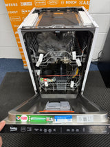 Beko DIS15020 (13) Slimline 45cm Integrated Dishwasher 10 Place Settings with Black Controls - (Ex Display) - HW182413