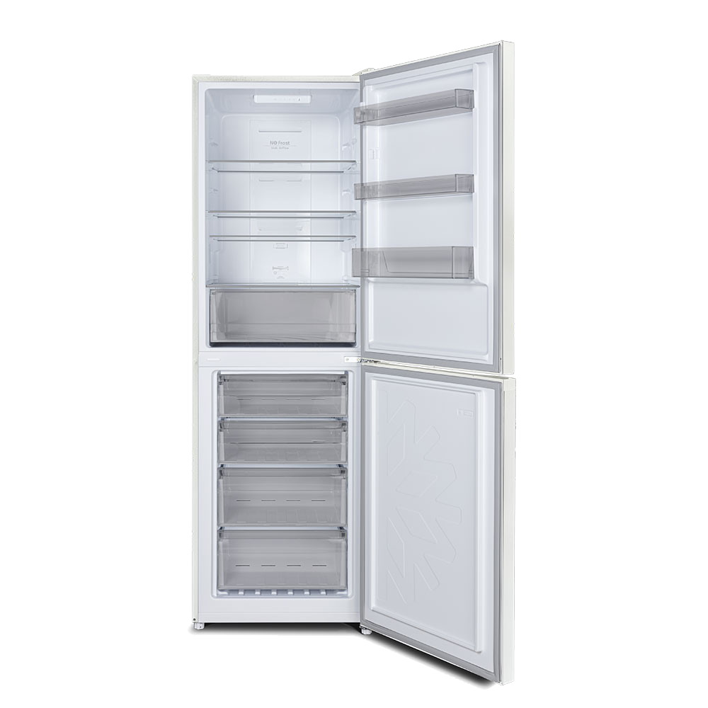 Teknix FF1860W/E 185cm 308 Litre Total No Frost Fridge Freezer in White - E Rated - POHW0011