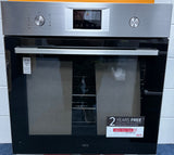 AEG Series 6000 OS6AB50AM (02) Sense Cook Aqua Clean Built-in Single Oven in Stainless Steel - A+ Rated - (Ex Display) - HW182602
