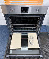 AEG Series 6000 OS6AB50AM (02) Sense Cook Aqua Clean Built-in Single Oven in Stainless Steel - A+ Rated - (Ex Display) - HW182602
