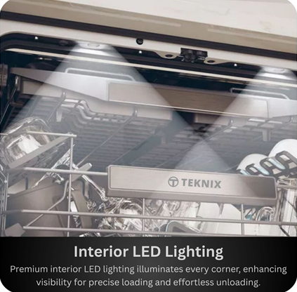 Teknix Series 3 TX3BD608 15 Place Settings Full Size Integrated Dishwasher - C Rated - POHW0093 **Packed with features normally only found in more expensive dishwashers and a 3 year Warranty**