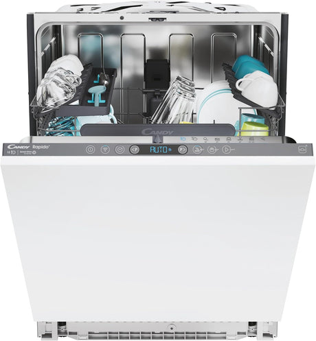 Candy Rapido CI 5D6F0MA-80 15 Place Settings Full-size Integrated Dishwasher - D Rated - POHW0143