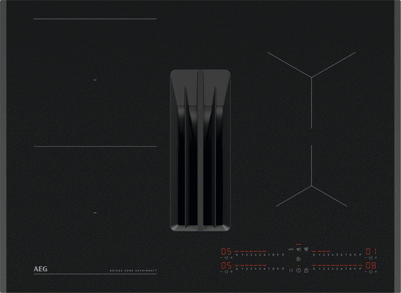 AEG SaphirMatt® TCH74B01FZ (61) 71cm 4 Zone Induction Hob with Venting Extraction in Matt Black - A+ Rated - (Tatty Box) - HW182361 - MANAGERS SPECIAL PRICE £1'119.20