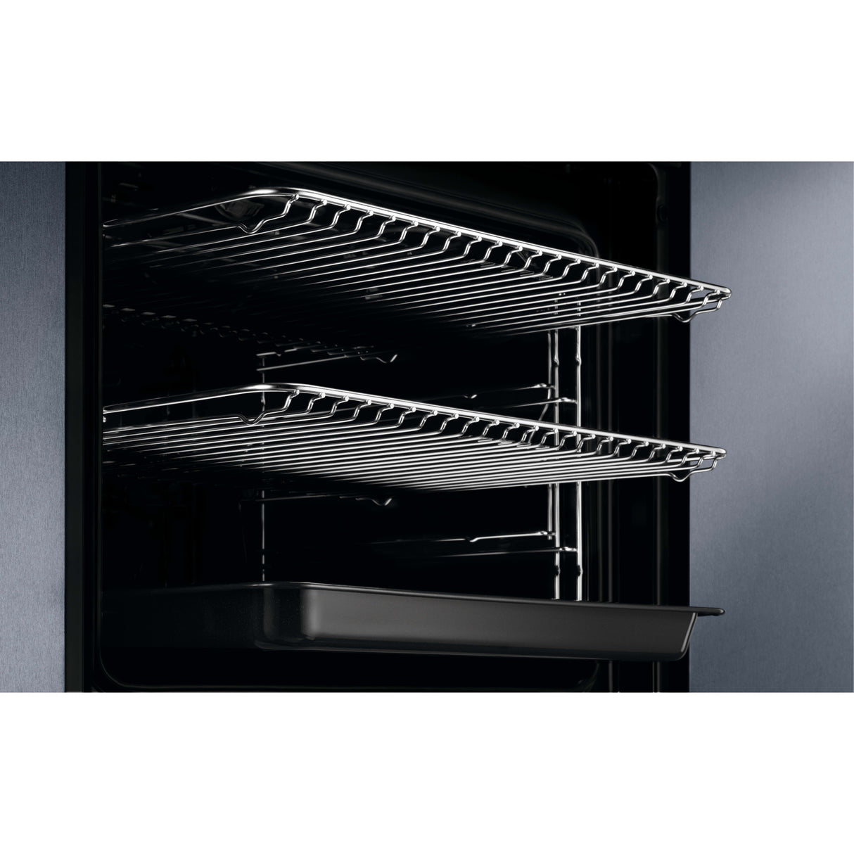 AEG BEX335011M (48) SurroundCook Built-in Electric Single Oven with Aqua Clean in Stainless Steel - A Rated - (Ex Display) - HW182248