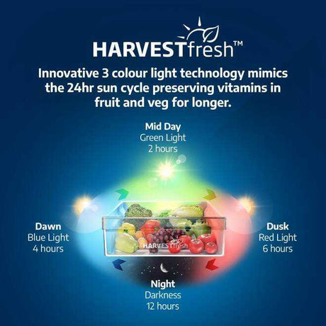 Beko BCNA47593V (76) XXL Oversized 70/30 Integrated Fridge Freezer 1940H x 690W x 555D with HarvestFresh™ - (Tatty Box) - HW182876