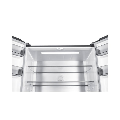 Teknix TMD19091SIBI 505 Litres Multi Door American Fridge Freezer in Dark Inox - E Rated Stock photo Bright LED ligting