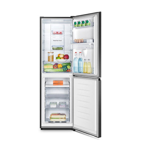 Teknix 182cm Total No Frost Fridge Freezer with Water Dispenser in Black FFH1825WB from HomeWise