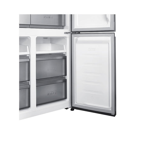 Teknix TMD19091SIBI 505 Litres Multi Door American Fridge Freezer in Dark Inox - E Rated Stock photo Bottom freezer compartment 