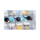 Tecknix 304 Litre Total No Frost Fridge Freezer in Black Inox FFH1865BIX from HomeWise