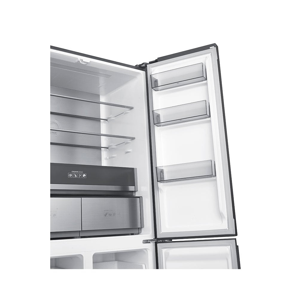Teknix TMD19091SIBI 505 Litres Multi Door American Fridge Freezer in Dark Inox - E Rated Stock photo top refrigeration zone