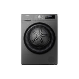 Teknix TKHP8HS 8KG Heat Pump Dryer in Titanium - A++ Rated stock photo front of the dryer.