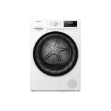 Teknix TKHP8HW 8KG Heat Pump Dryer in White - A++ Rated stock photo front of the dryer.