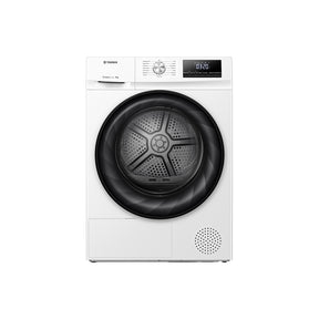 Teknix TKHP8HW 8KG Heat Pump Dryer in White - A++ Rated stock photo front of the dryer.