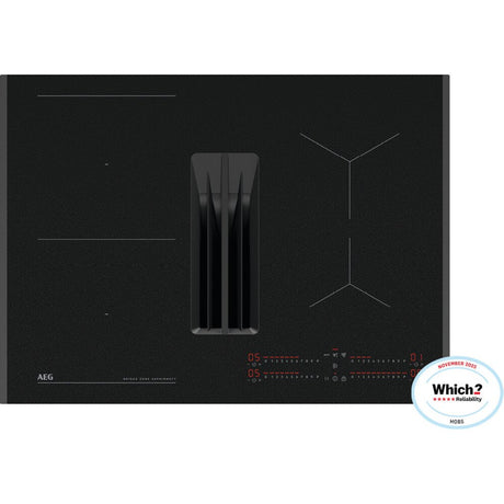 AEG SaphirMatt® TCH74B01FZ (45) 71cm 4 Zone Induction Hob with Venting Extraction in Matt Black - A+ Rated - (Tatty Box) - HW181645