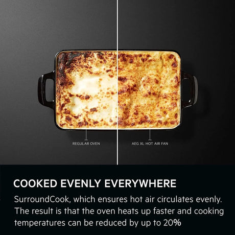 AEG 3000 Series BPX535061M (40) Built-in Electric Single Oven with Pyrolytic Self Cleaning in Stainless Steel - A+ Rated - (Graded) - HW181840