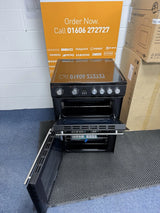 Hisense HDE3211BBUK (26) 60cm Electric Ceramic Cooker with Double Oven in Black - A+/A Rated - (Ex Display) - HW182126
