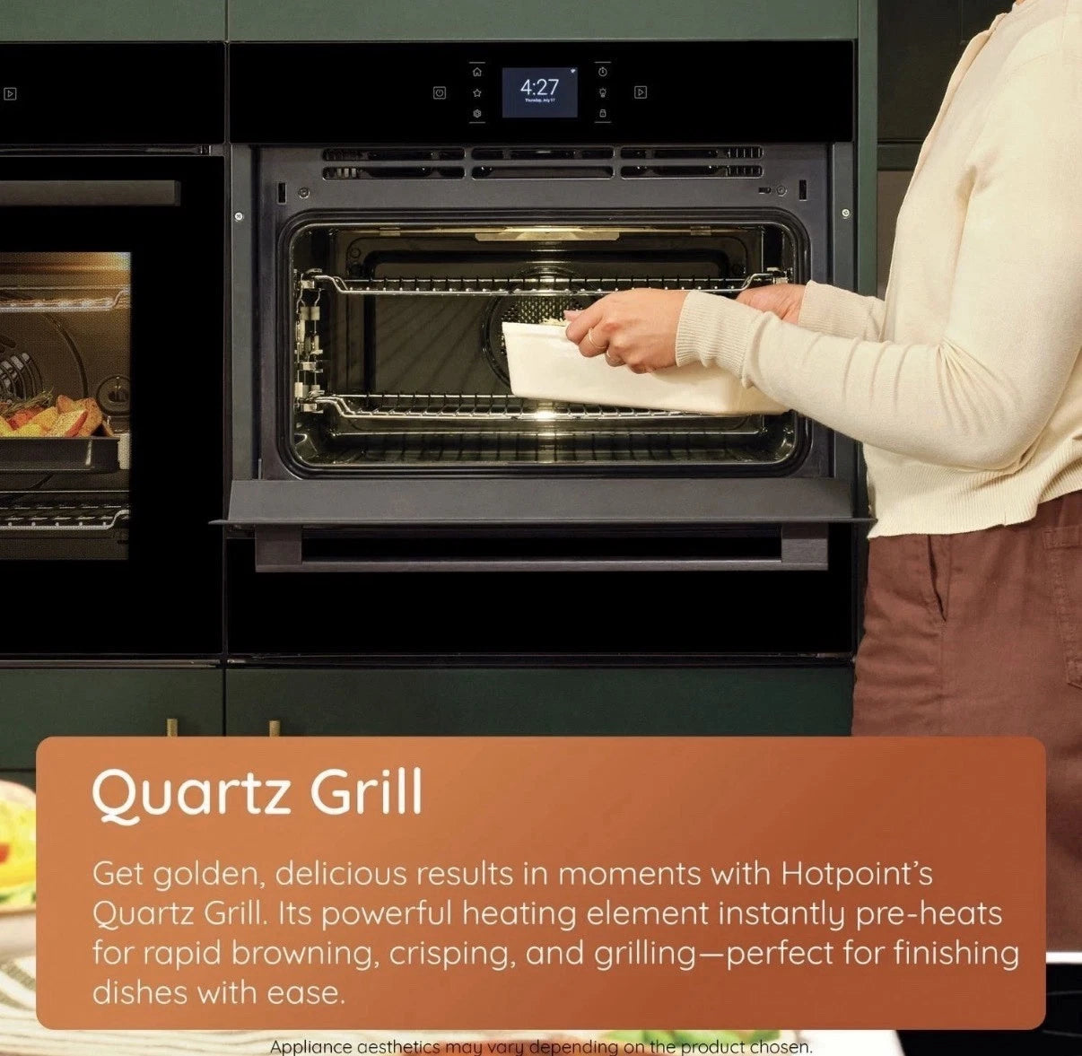 Hotpoint HPD 254CR BUK (17) 1000W 31 Litre Built-in Microwave and Grill in Black - (Ex Display) - HW182217